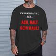 Ich Bin Kein Rassist Aber Gegen Rechts Anti Rassismus T-Shirt Geschenke für Ihn