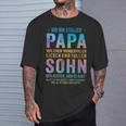 Ich Bin Stolzer Papaon Einem Wundervollen Sohn T-Shirt Geschenke für Ihn