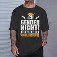 Ich Gender Nicht, Schulabschluss Besitzer Schwarzes T-Shirt Geschenke für Ihn