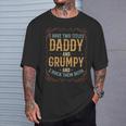 Ich Habe Zwei Titel Papa Und Grumpy Alles Gute Zumatertag 2023 T-Shirt Geschenke für Ihn