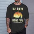 Ich Liebe Es Wenn Meine Frau Mich Fischnläst Carp Fishing T-Shirt Geschenke für Ihn