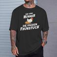 Ich Liebe Hühner Die Kacken Frühstück T-Shirt Geschenke für Ihn