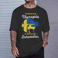 Ich Muss Nur Nach Sweden German Language T-Shirt Geschenke für Ihn