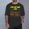 Ich Weiß Ich Bin Gesegneton Jah Rasta T-Shirt Geschenke für Ihn