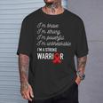 I'm Brave Strong Powerful Stroke Warrior T-Shirt Gifts for Him