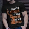 I'm Into Fitness Fit'ness Deer In My Freezer Hunting Hunter T-Shirt Gifts for Him
