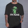 I'm Peace Alien Couples Matching Valentine's Day T-Shirt Gifts for Him