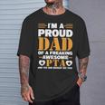 I'm A Proud Dad Of A Freaking Awesome Pta Father's Day T-Shirt Gifts for Him