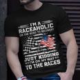 I'm A Raceaholic On The Road To Recovery Kidding T-Shirt Gifts for Him