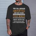 I'm A Spoiled Daughter Of A Texas Woman Girls Ls T-Shirt Gifts for Him