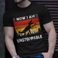 Now I'm Unstoppable Vintage T-Rex Dinosaur T-Shirt Gifts for Him