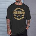 Inked And Educated Customer Service Advisor T-Shirt Gifts for Him