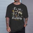 It's My 47Th Birthday Est 1977 47 Years Old Birthday T-Shirt Gifts for Him