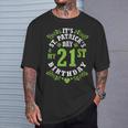 It's Saint Patrick's Day My 21St Birthday Happy 21 Years Old T-Shirt Gifts for Him