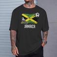 Jamaica Flag Jersey Jamaican Soccer Team Jamaican T-Shirt Gifts for Him