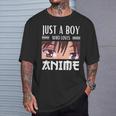 Japanese Anime Boys Just A Boy Who Loves Anime T-Shirt Gifts for Him