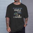Je Suis Un Mec Simple-Camping T-Shirt Cadeaux pour lui
