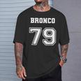 Jersey Style Bronco 79 1979 Old School Suv 4X4 Offroad Truck T-Shirt Gifts for Him