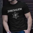 Jerusalem Israel Israel Flag Jerusalems T-Shirt Gifts for Him