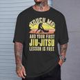 Jiu-Jitsu Brasileño Bjj Jiu Jitsu Niños Niñas Jiujitsu Camiseta unisex Regalos para él