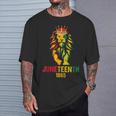 Junenth African American Black Lion 1865 King Women T-Shirt Gifts for Him