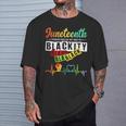 Junenth Blackity Heartbeat Black History African America T-Shirt Gifts for Him