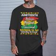 Junenth Is My Independence Day Black Pride T-Shirt Gifts for Him