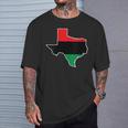 Junenth Pan African Flag Texas Freedom Day T-Shirt Gifts for Him