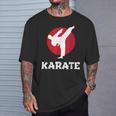 Karate Entrenador Artes Marciales Cazas Cinturón Camiseta unisex Regalos para él
