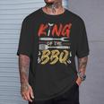 King Of The Bbq Dad Grilling Bbq Fathers Day Men T-Shirt Gifts for Him