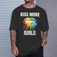 Kiss More Girls As Lgbtq Pride Lesbians T-Shirt Gifts for Him