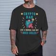 Krypto Dad Bitcoin Miner Lustige Kryptowährung Papa T-Shirt Geschenke für Ihn