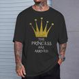 La Princesa Ha Llegado A Niñas Corona Princesa Camiseta unisex Regalos para él