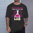 Lab Assistant Saying Out Of The Way Go To Lab Chemist T-Shirt Gifts for Him