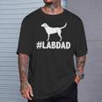 Lab Dad Dog Dad Labrador Dad T-Shirt Gifts for Him