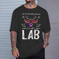 Lab Mom Wine T-Shirt Gifts for Him