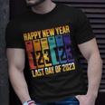 Last Day Of 2023 123123 Happy New Year 123123 New Year Eve T-Shirt Gifts for Him