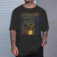Le Cri Chat De L'art Artiste Expressionniste T-Shirt Cadeaux pour lui