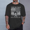 Leave No Trace America National Parks No Trace Bigfoot T-Shirt Gifts for Him