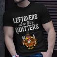 Leftovers Are For Quitters Family Thanksgiving T-Shirt Gifts for Him