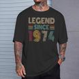 Legend Since 1974 Vintage 50 Years Old 50Th Birthday T-Shirt Gifts for Him