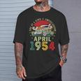 Legends Since April 1954 70 Year Old 70Th Birthday Men T-Shirt Gifts for Him