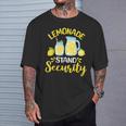 Lemonade Stand Security T-Shirt Gifts for Him