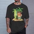 Leprechaun Hawaiian Surfing St Patricks Day Hawaii T-Shirt Gifts for Him