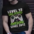 Level 12 Unlocked Awesome Since 2012 12Th Birthday Boys T-Shirt Gifts for Him