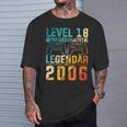 Level 18 Freigeschaltet Legedär Seit 2006 Gaming Motif T-Shirt Geschenke für Ihn