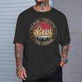 Levi The Man The Myth The Legend Personalized Name T-Shirt Gifts for Him