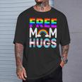 Lgbtq Free Mom Hugs Gay Pride Lgbt Rainbow Women T-Shirt Gifts for Him