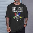 Light Connection Oes Masonry Freemasonry Masonic Freemason T-Shirt Gifts for Him