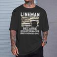 Lineman Football Patriotic American Flag Camouflage T-Shirt Gifts for Him